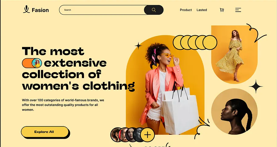 Upcoming Clothing E-commerce Website by Azmat Ahmed - Web Developer