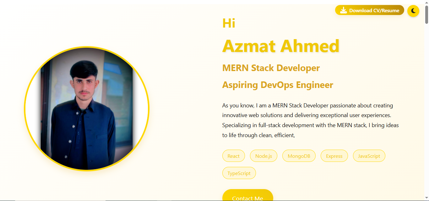 Personal Portfolio Website